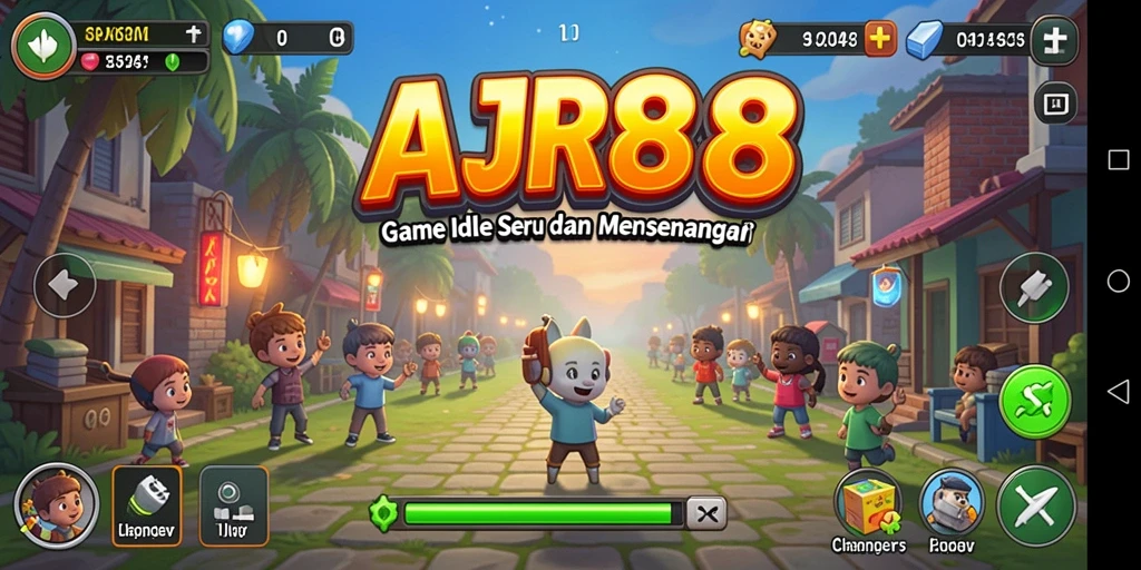 Tampilan gameplay AJR88 yang menarik dengan mekanisme Idle.