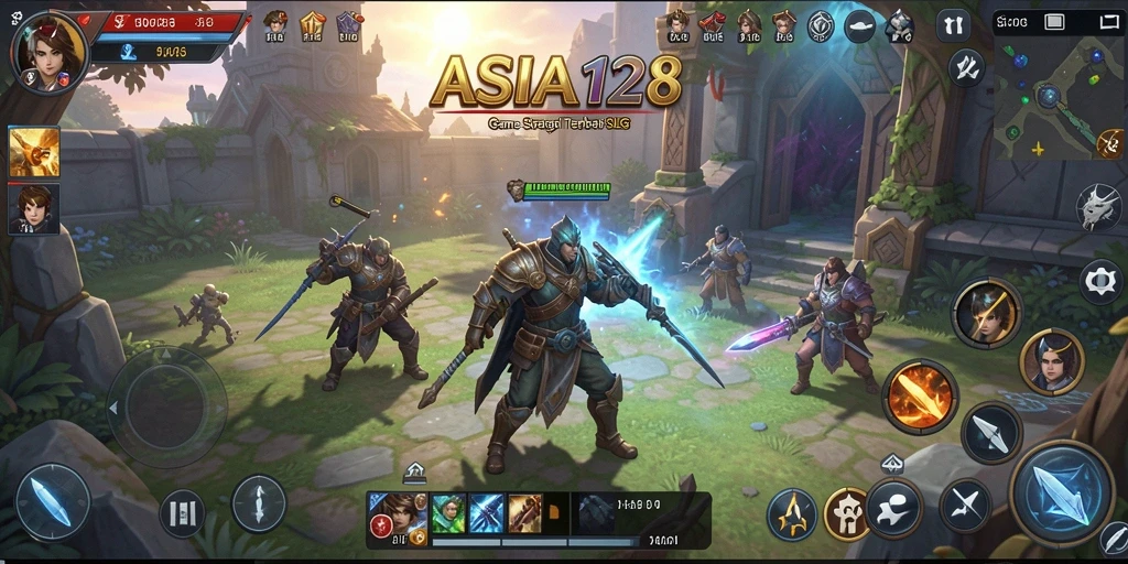 Tampilan gameplay ASIA128 yang dinamis dan menantang.