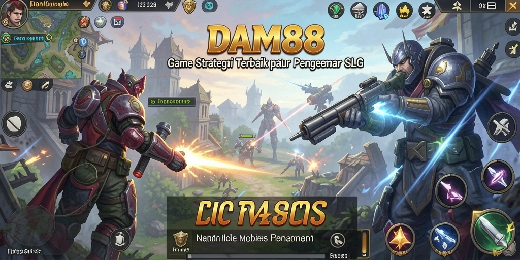 Tampilan gameplay DAM88 dengan aksi strategis yang mendebarkan.