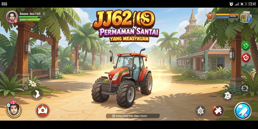 Tampilan gameplay JJ62 yang menarik dan penuh warna.