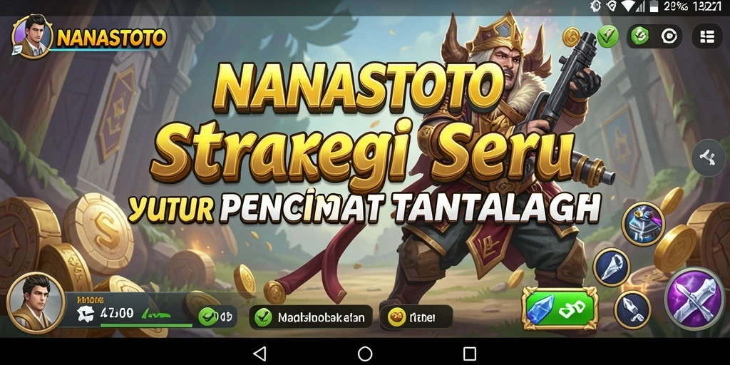 Tampilan gameplay <strong>NANASTOTO</strong> yang mendebarkan dan penuh strategi.