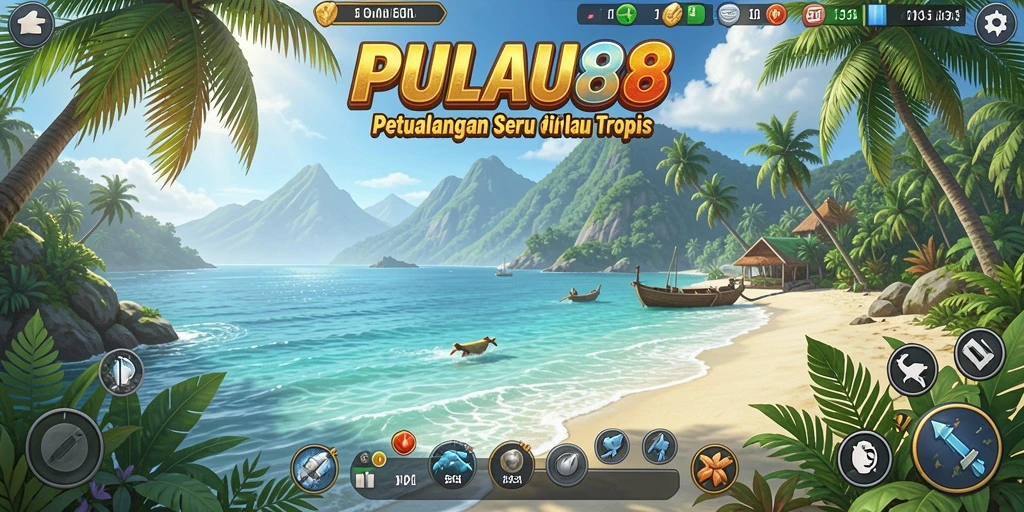 Screenshot PULAU88 menampilkan gameplay seru dan interaktif.