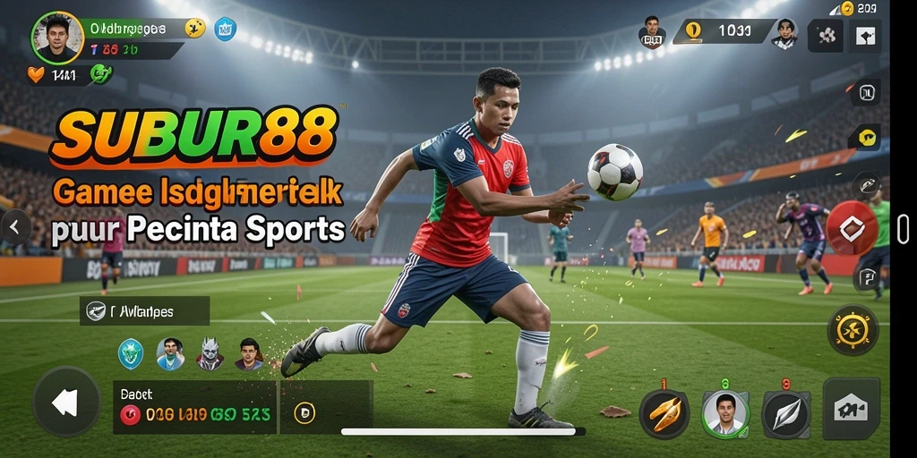 Tampilan gameplay SUBUR88 yang menarik dan penuh aksi olahraga.